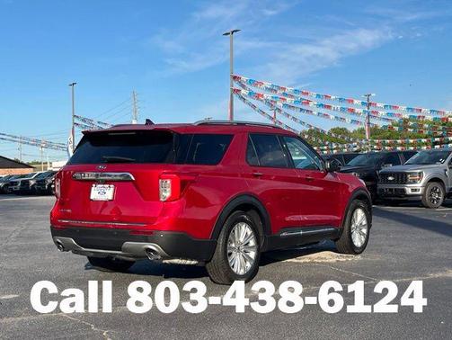 Rapid Red Metallic Tinted Clearcoat 2023 Ford Explorer Limited