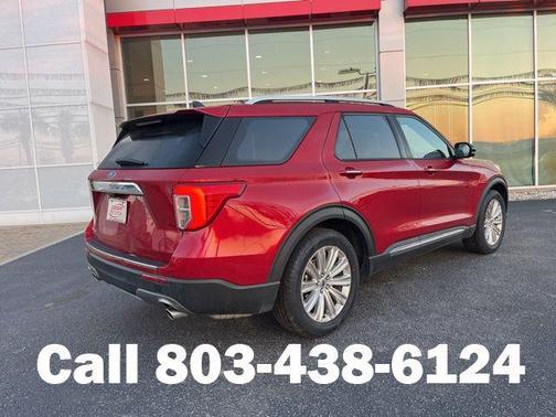 Rapid Red Metallic Tinted Clearcoat 2023 Ford Explorer Limited