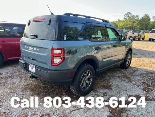 Azure Gray Metallic Tri-Coat 2024 Ford Bronco Sport Badlands