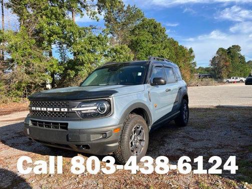 Azure Gray Metallic Tri-Coat 2024 Ford Bronco Sport Badlands