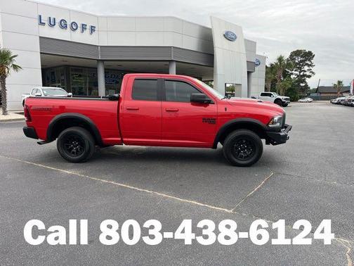 Flame Red Clearcoat 2021 RAM 1500 Classic Warlock Quad Cab 4x4 6'4' Box
