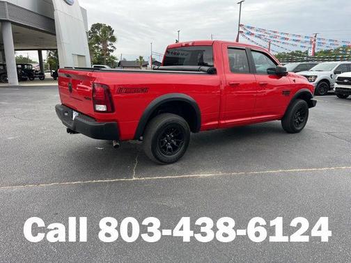 Flame Red Clearcoat 2021 RAM 1500 Classic Warlock Quad Cab 4x4 6'4' Box