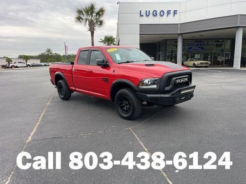 Flame Red Clearcoat 2021 RAM 1500 Classic Warlock Quad Cab 4x4 6'4' Box