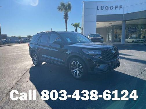 Agate Black Metallic 2026 Ford Explorer ST-Line