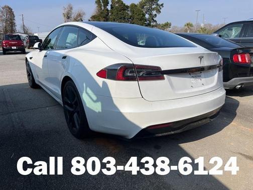 Pearl White Multi-Coat 2021 Tesla Model S Long Range