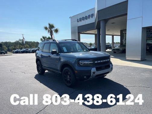 Azure Gray Metallic Tri-Coat 2026 Ford Bronco Sport Badlands