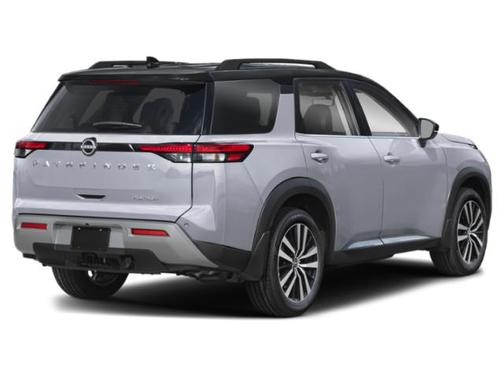 Solid Gray/Super Black 2025 Nissan Pathfinder Platinum