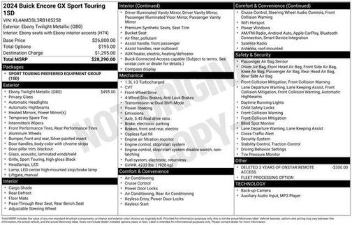 2024 Buick Encore GX Sport Touring