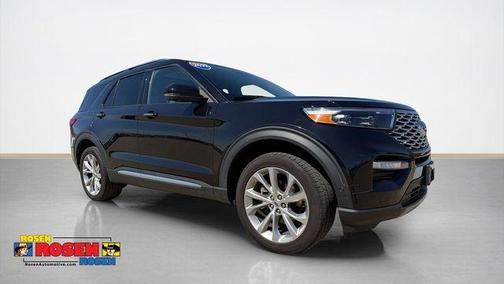 Black Metallic 2022 Ford Explorer Platinum