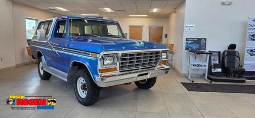 Blue 1979 Ford Bronco XLT