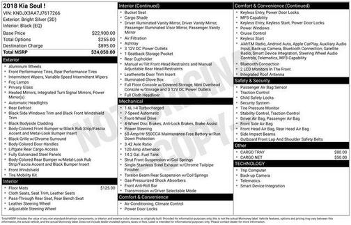 Bright Silver 2018 Kia Soul !