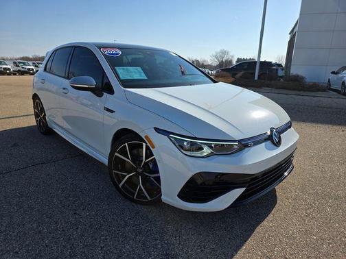 Pure White 2023 Volkswagen Golf R 2.0T