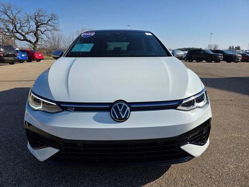 Pure White 2023 Volkswagen Golf R 2.0T