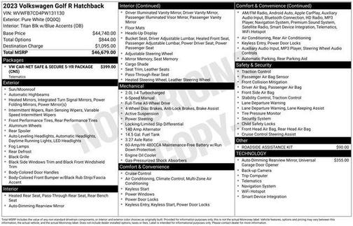 2023 Volkswagen Golf R 2.0T