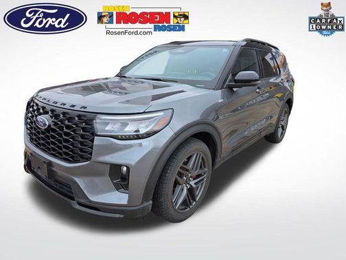Carbonized Gray Metallic 2025 Ford Explorer ST-Line