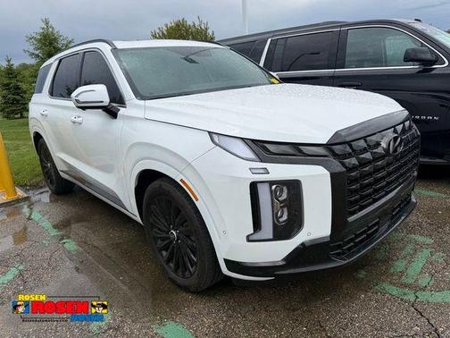 Hyper White 2024 Hyundai PALISADE Calligraphy Night Edition