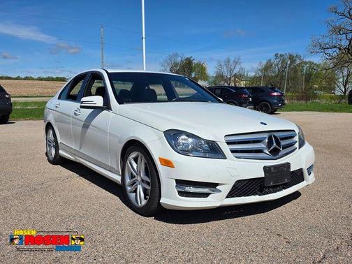White 2012 Mercedes-Benz C-Class C 300 4MATIC