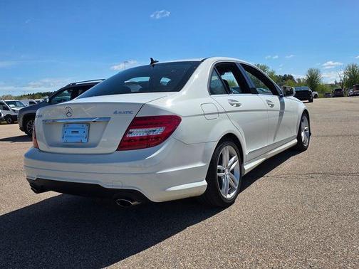 White 2012 Mercedes-Benz C-Class C 300 4MATIC