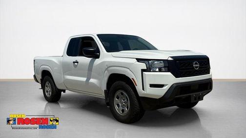 Glacier White 2022 Nissan Frontier S