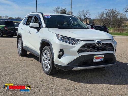 Blizzard Pearl 2020 Toyota RAV4 Limited