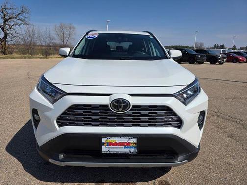 White 2020 Toyota RAV4 Limited