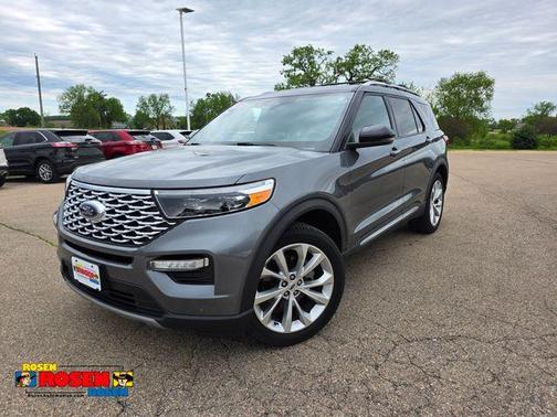 Gray Metallic 2023 Ford Explorer Platinum