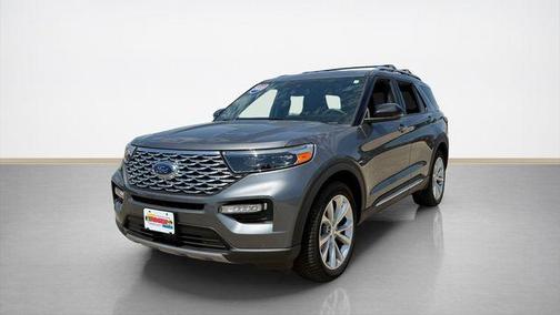 Gray Metallic 2023 Ford Explorer Platinum