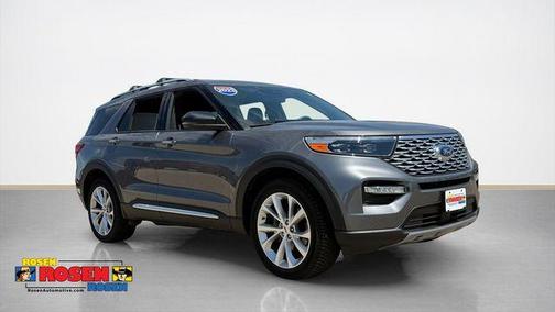 Gray Metallic 2023 Ford Explorer Platinum
