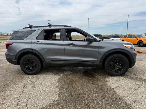 Gray Metallic 2022 Ford Explorer Timberline