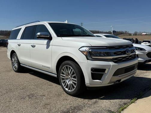 White Metallic 2023 Ford Expedition Max Platinum