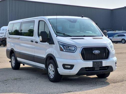 Oxford White 2023 Ford Transit-350 XLT