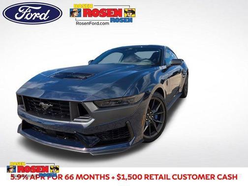 Blue 2026 Ford Mustang Dark Horse
