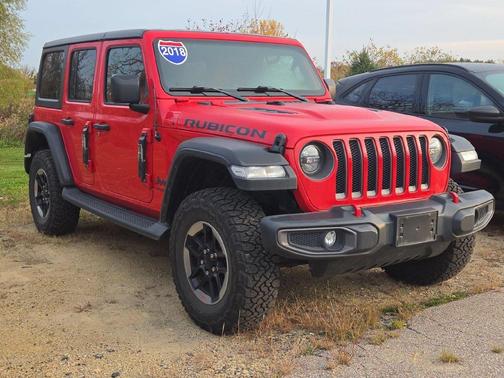Firecracker Red Clearcoat 2018 Jeep Wrangler Unlimited Rubicon
