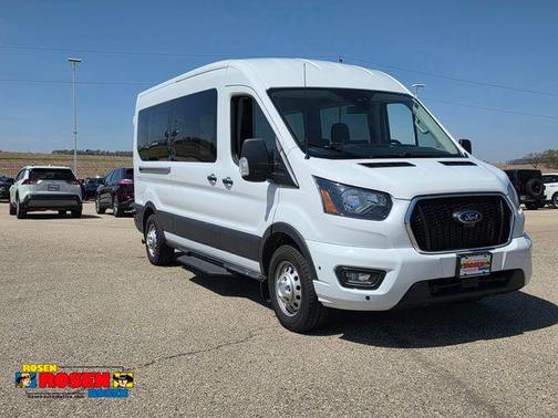 Oxford White 2024 Ford Transit-350 XLT