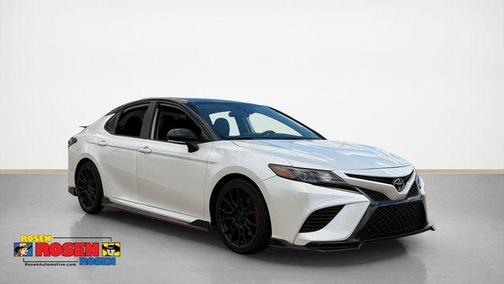 Wind Chill Pearl / Midnight Black Metallic 2022 Toyota Camry TRD V6
