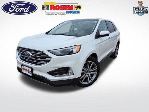 Star White 2022 Ford Edge Titanium