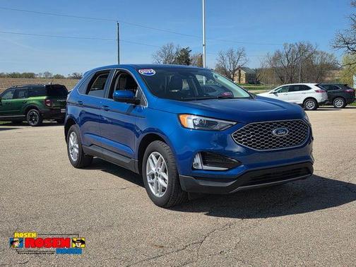 Blue Metallic 2024 Ford Edge SEL