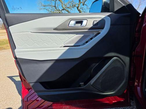Red Metallic 2025 Ford Explorer Platinum