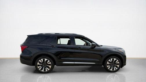Black Metallic 2025 Ford Explorer Platinum
