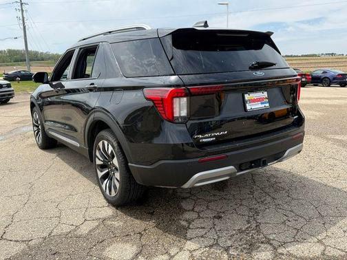 Black Metallic 2025 Ford Explorer Platinum