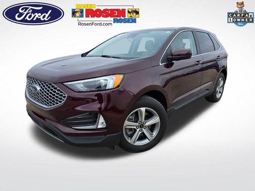 Burgundy Velvet Metallic Tinted Clearcoat 2023 Ford Edge SEL