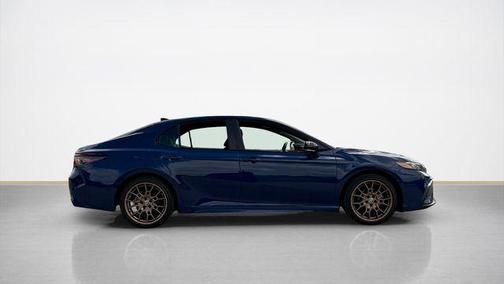 Blue 2024 Toyota Camry Hybrid SE