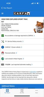 2008 Ford Explorer Sport Trac XLT