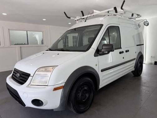 Frozen White 2012 Ford Transit Connect XLT