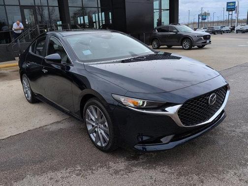 Deep Crystal Blue Mica 2026 Mazda Mazda3 FWD w/Preferred Package