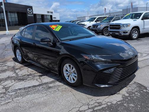 Midnight Black Metallic 2025 Toyota Camry LE