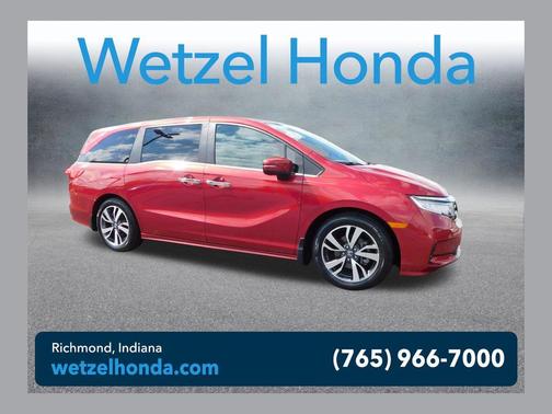 Radiant Red Metallic II 2022 Honda Odyssey Touring