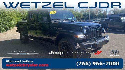 Black Clearcoat 2021 Jeep Gladiator Sport