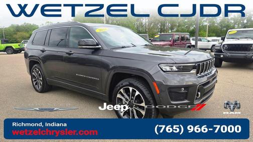 Metallic 2022 Jeep Grand Cherokee L Overland