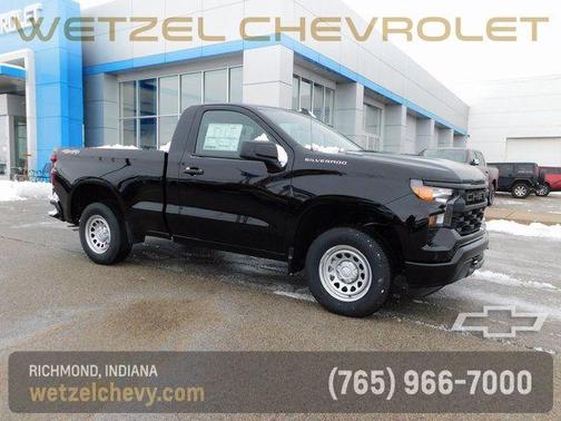 Black 2026 Chevrolet Silverado 1500 WT